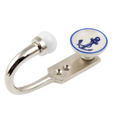 Anchor Flat Ceramic Hook